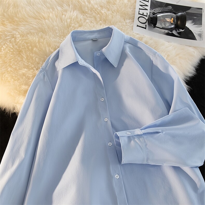 夏季新款女四面弹防晒衬衣时尚百搭潮流，女装衬衫，初己品牌服饰全品类供货