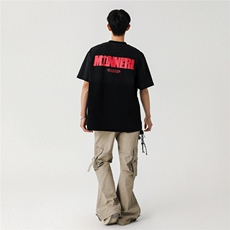 2025新款潮牌短袖宽松韩版字母印花扎染工艺T恤T8825/P5588，男装T恤，星座202-3