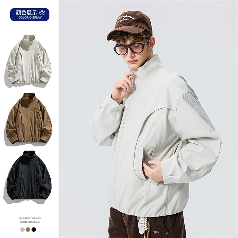 2026春款高品质休闲男夹克DSA157B-J2636-特P75图片