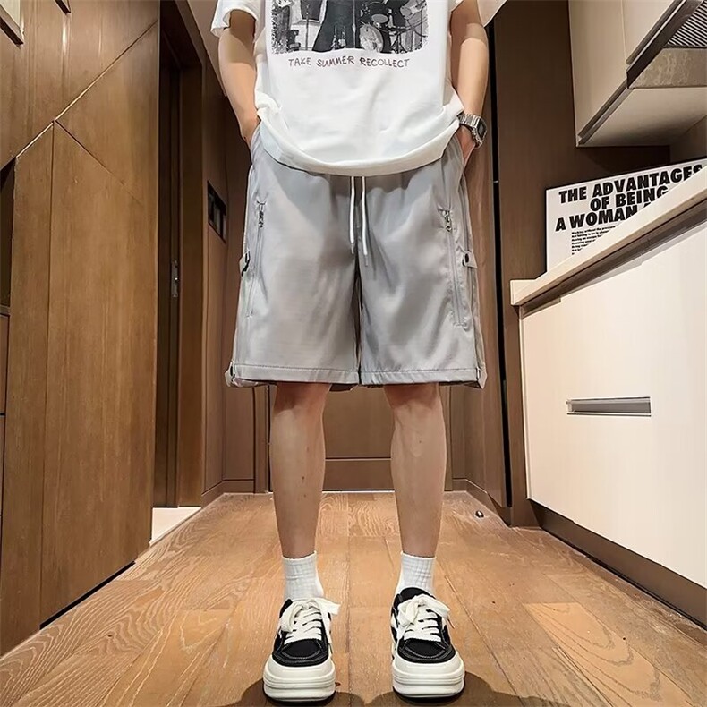 短裤夏男裤薄款宽松跑步篮球弹力运动短裤D729P35,男装牛仔裤,星座1116-2