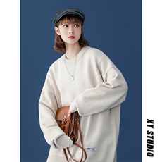 @中性风冬新款2021毛衣圆领纯色针织衫上衣A125-C011-P65女类，男装针织衫/毛衣，电商A125