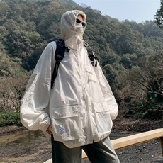2024年春季潮牌男装连帽夹克休闲百搭长袖夹克潮牌男休闲外套，男装夹克，星座716-3