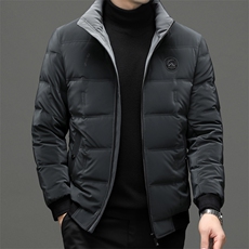 2023新款男士加厚保暖羽绒服中年冬季男装休闲御寒灰鸭绒外套，男装羽绒服，电商B212（原钱塘6029）