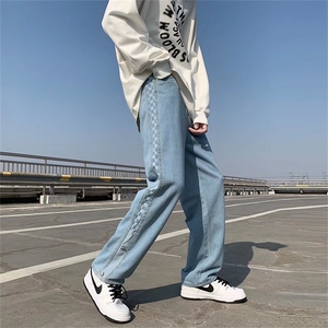 牛仔裤男宽松直筒裤K7001P37图片