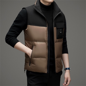 V3151钱塘2020-3冬季厚款时尚休闲中年男士90鸭绒羽绒服P148图片