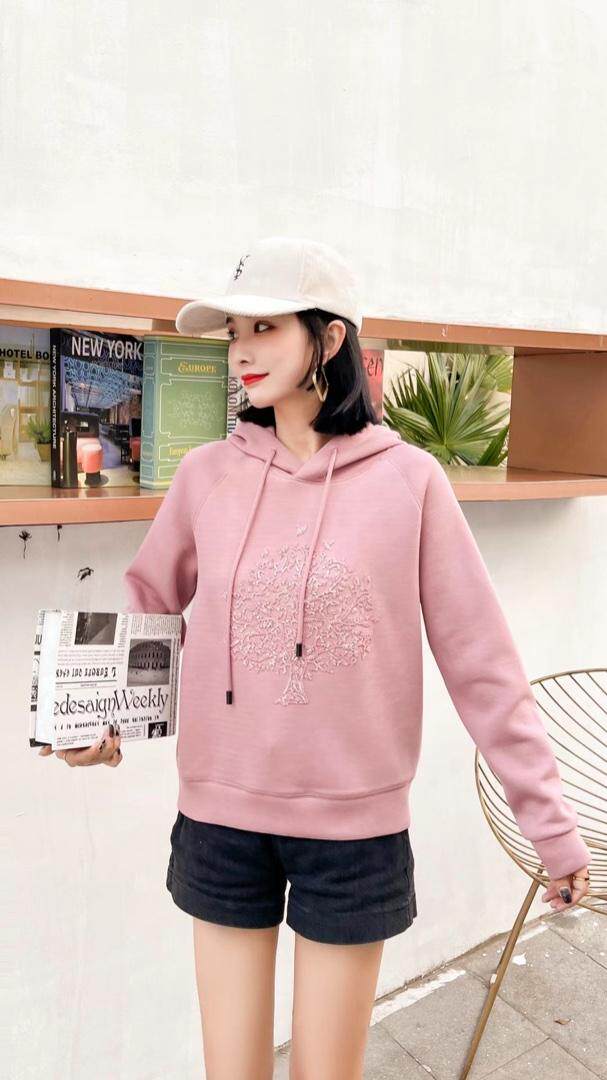 3D立体发财树空气卫衣，女装卫衣/绒衫，E·贝空间