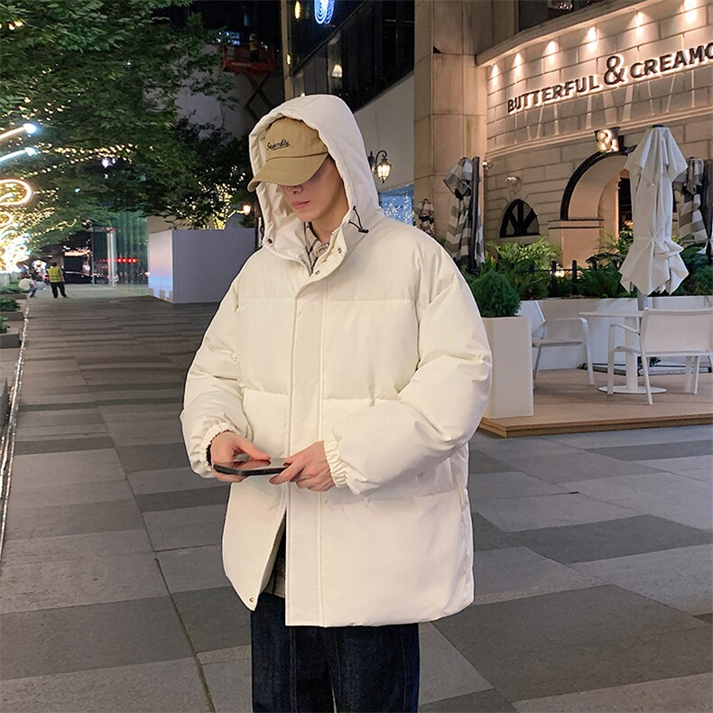 光板二开冬季连帽男士棉衣加厚保暖休闲棉袄棉服A266-MY2503-P65,男装棉衣,电商A266