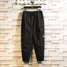 7XL-M加肥加大码学生休闲工装裤男2023秋季新款宽松大口袋束脚裤,男装休闲裤,钱塘717(原712)