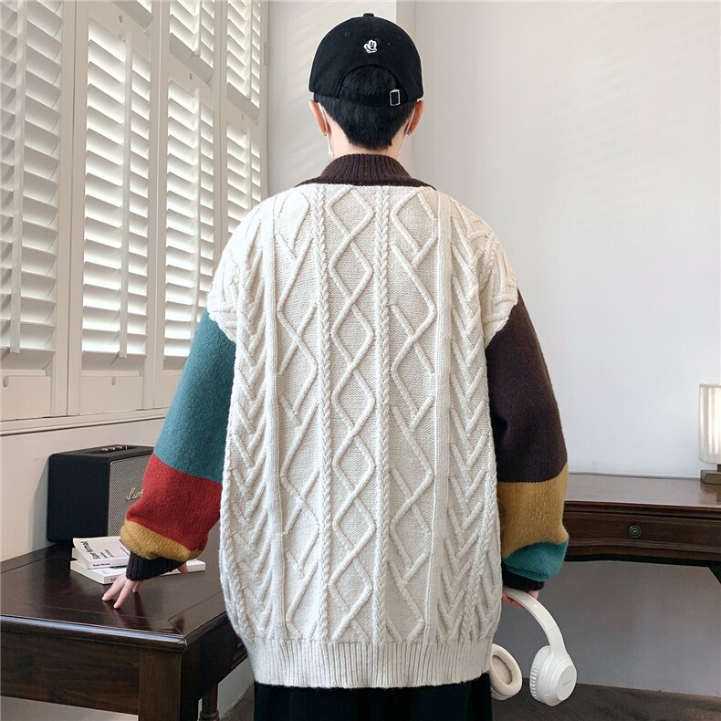 【新品】2025秋冬男士时尚休闲百搭针织连帽毛衣潮流-M242-P68,男装针织衫/毛衣,星座1105-1