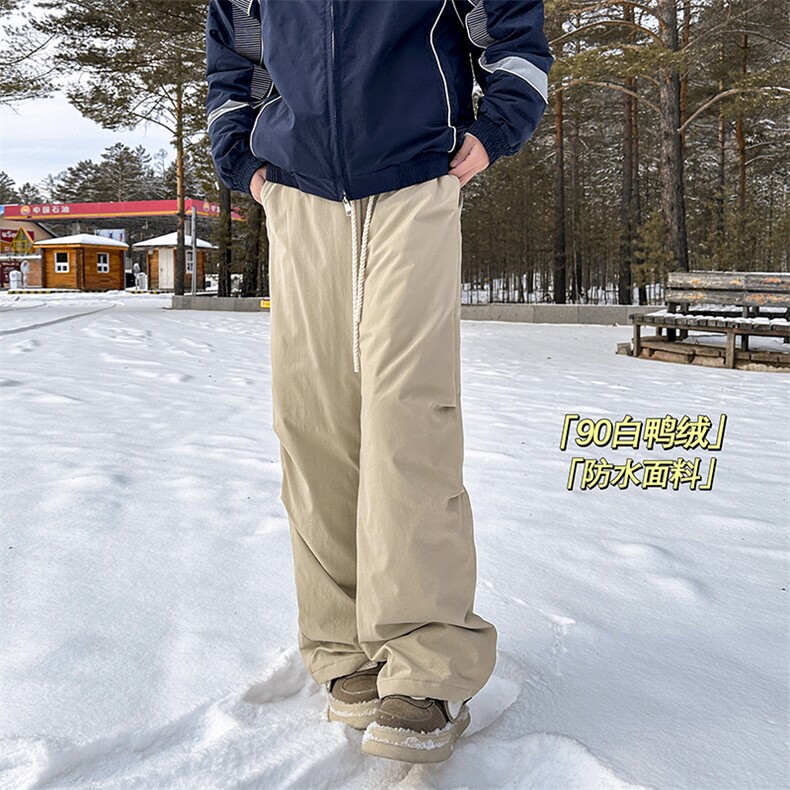 K70096YR（羽绒裤）-S-2XL-P112-X188-成分：100聚酯纤维-雪景,男装休闲裤,电商A310