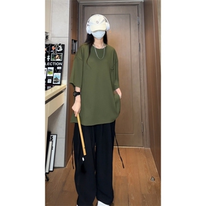 【现货】 D232-T1001-P38 控58 大码高品质不规则设计感短袖图片
