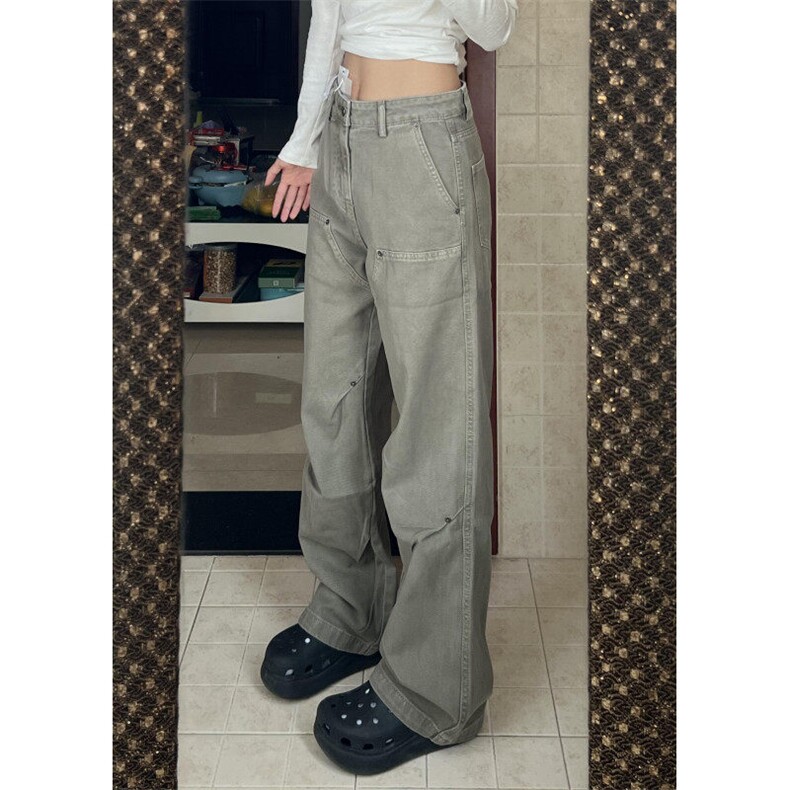 【有货】E10CC-特P58重磅水洗伞兵工装裤男直筒宽松裤子,男装休闲裤,星座1007（原301D）