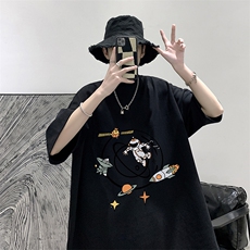 DX17142-P20纯棉短袖t恤男大码半袖打底衫宽松体恤衫大皂风，男装T恤，电商A040