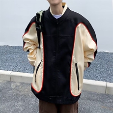 秋季青春流行男夹克文艺潮机车夹克外套HT02P65，男装夹克，星座1116-2