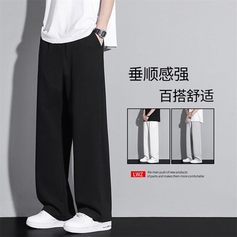 有型时尚百搭卫裤直筒显高显瘦拖地裤TP01特批：15：29.9,男装休闲裤,星座718-1