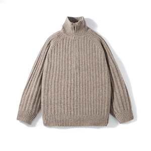 老钱针织衫毛衣男秋冬厚款高级感套头潮牌休闲内搭衣服,女人初秋衣服搭配图片
