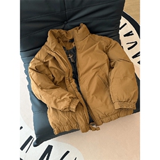 现货冬季美式休闲加厚雪山外套夹克立领纯色三防户外工装棉服，男装夹克，电商A486