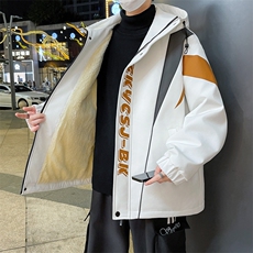 加绒加厚夹克男时尚潮流加厚棉衣男外套MY1685-P73，男装夹克，星座310B-3