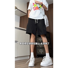 夏季休闲冰丝短裤宽松版透气五分裤A061-AD00214-特P20，男装休闲裤，电商A061