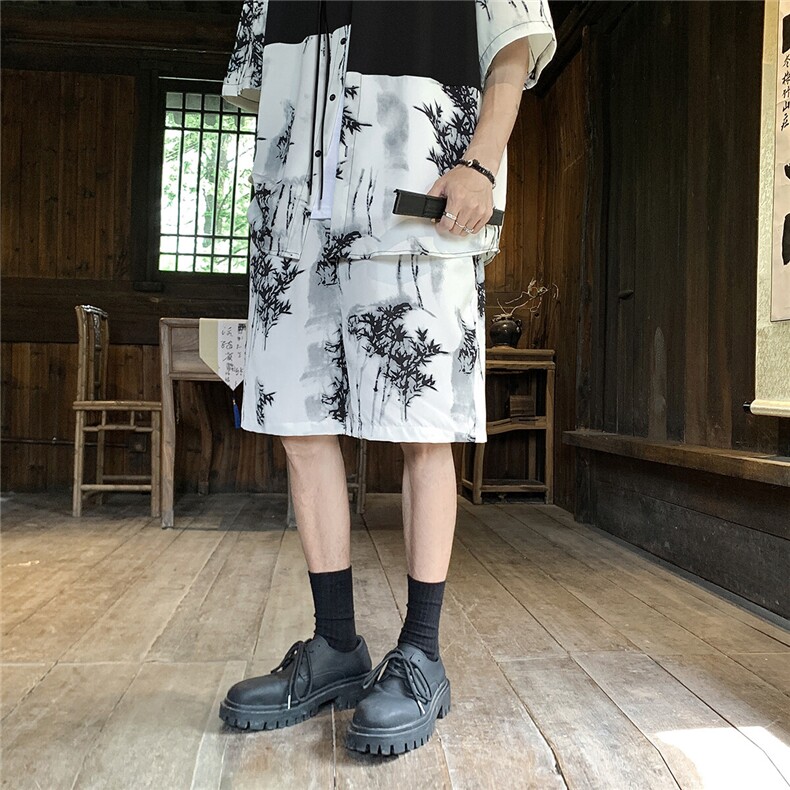 新中式套装TZ77797特P51衬衫CS77798特P33DK77055特P18套装控108，男装衬衫，星座227-7