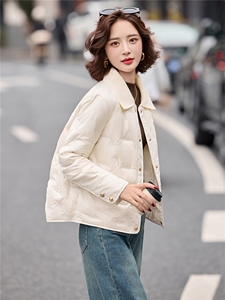 羽绒服2025新款白鸭90绒韩版时尚小个子外套图片