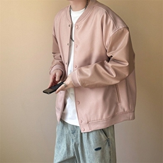 主推现货拼接皮衣夹克外套男A351-AP2516-P95，男装夹克，电商A351
