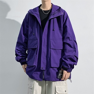 春季新款现货三防户外夹克男连帽冲锋衣外套DSA157B-J93-P60图片