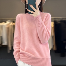 时尚潮流羊毛通勤纯毛七针明星同款羊毛衫女气质百搭，女装羊毛衫，大美人高端店