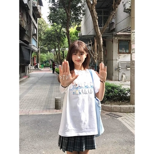 万针全刺绣工艺抖音得物高品质260克重磅纯棉双纱美式高街短袖T恤图片