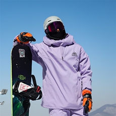 冬保暖单板双板防风防水兔耳朵户外滑雪服男女银狐绒外套M38-P125，男装棉衣，电商A001