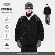 冬季棉服新款D2200-TP45不青少年百搭休闲高街多色棉衣外套，男装棉衣，电商A102