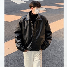 常规PY03-P88加棉MY03-P118现货皮夹克冬天防风皮棉衣棉服，男装夹克，电商B327