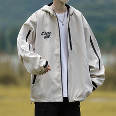 春秋外套男潮牌宽松ins高街hiphop休闲夹克韩版潮流上衣，男装夹克，星座716-3
