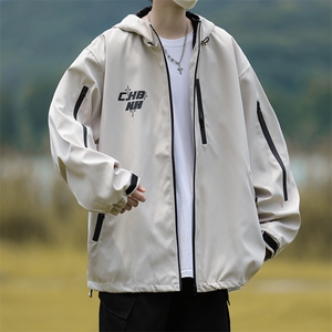 春秋外套男潮牌宽松ins高街hiphop休闲夹克韩版潮流上衣图片