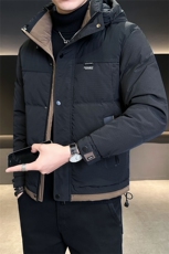 男装羽绒服冬季2025新款连帽加厚保暖外套C317-Y8289-P160，男装羽绒服，电商C317