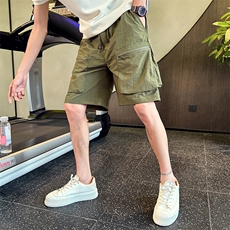 2025夏季男士纯色短裤帅气百搭直筒五分裤C208-D911特P35控59，男装牛仔裤，电商C208