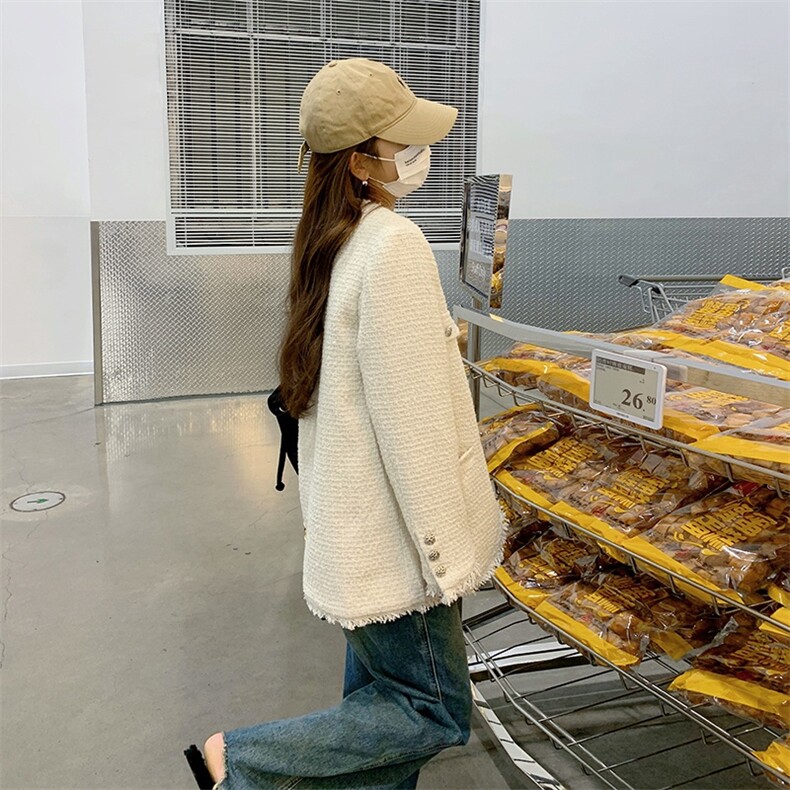 法式名媛小香风外套女春秋2025年新款欧货高级感宽松洋气开衫上衣,女装短外套,2C037