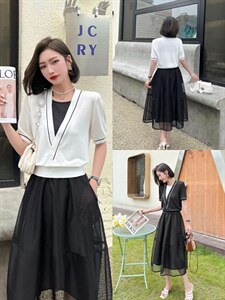 [现货]气质显瘦两件套裙，两色、四个尺码,其它,依柏璐(1F)