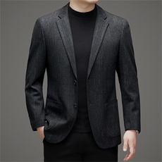 秋冬时尚新款男士商务休闲西服韩版西装修身单西外套QS3236-P165，男装西服，星座1105-3