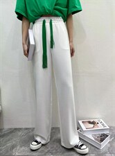 现货：冰丝空气层阔腿裤，其它，金川古韵(4F)