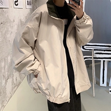 夹克男春秋款潮牌ins韩版潮流上衣日系复古痞帅炸街外套J880-p55，男装夹克，星座1008-1