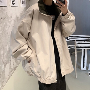 夹克男春秋款潮牌ins韩版潮流上衣日系复古痞帅炸街外套J880-p55图片