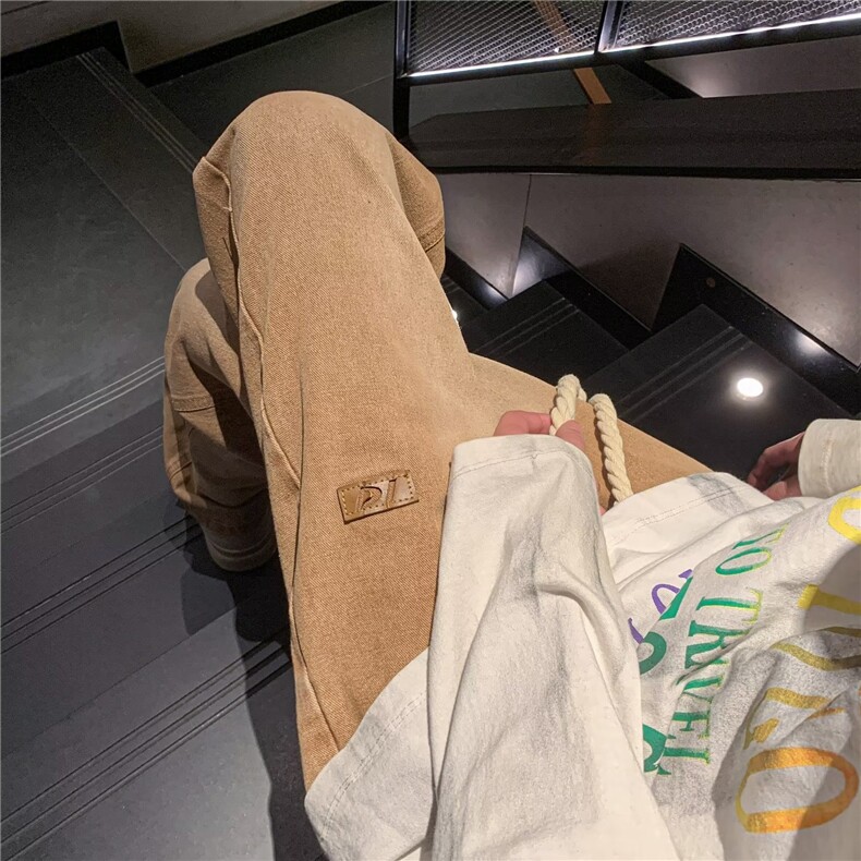 牛仔裤男春季潮大码休闲裤子高街KJ47P48,男装牛仔裤,星座1116-2