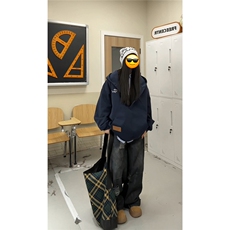 视频截图慎用!图片只做展示大货已到美式大V领连帽卫衣WY78069P65，男装卫衣，星座226-2