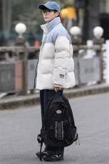 6931冬男士休闲拼接撞色棉衣外套保暖防寒面包服棉服棉袄子潮大码，男装棉衣，星座115A(原星座507）