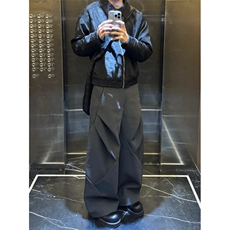 HR52LL-特P45cleanfit解构风西裤男垂坠感高级感裤子，男装休闲裤，星座1007（原301D）