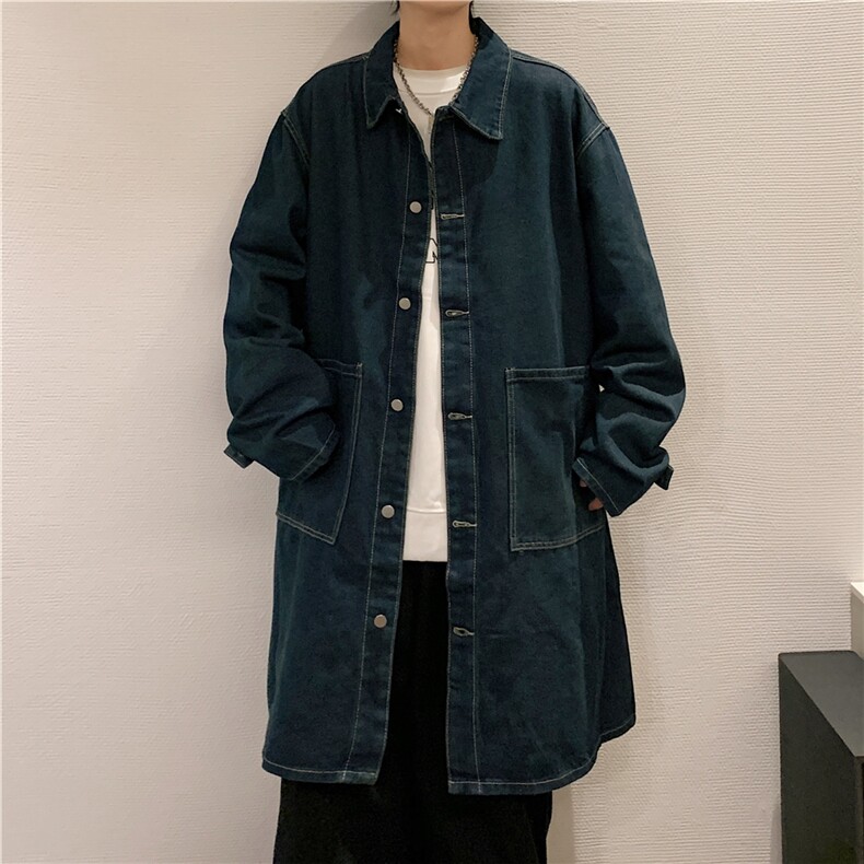 FY640-P75限价108M-5XL现货风衣长款大码宽松过膝大衣,男装风衣,星座116