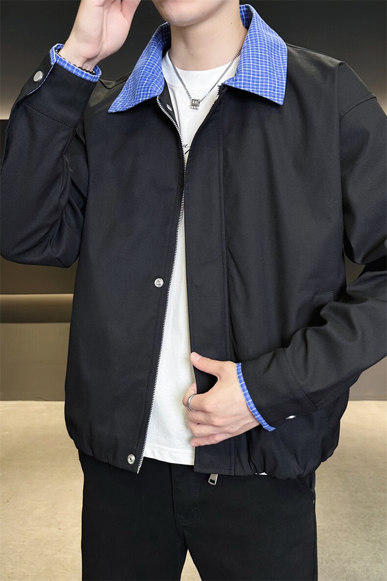 2026春款老钱风高品质纯棉猎装男夹克DSA157B-J2650-特P70,男装夹克,电商A157B