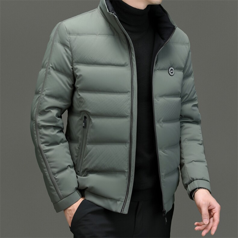 DF8866钱塘2020-2新款时尚休闲立领简约中年男士羽绒服P225图片