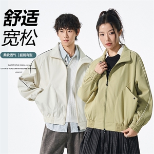 潮流简约立领夹克2025秋季新款时尚百搭休闲宽松外套JS5603-P75图片